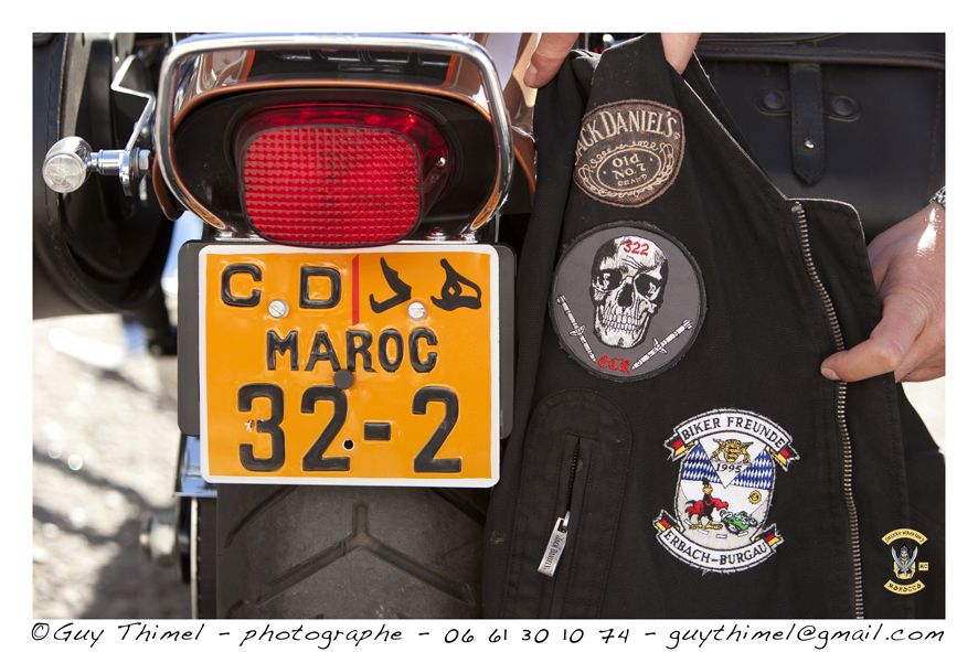 Einmal Monster - immer Monster: geile Harley in Marokko